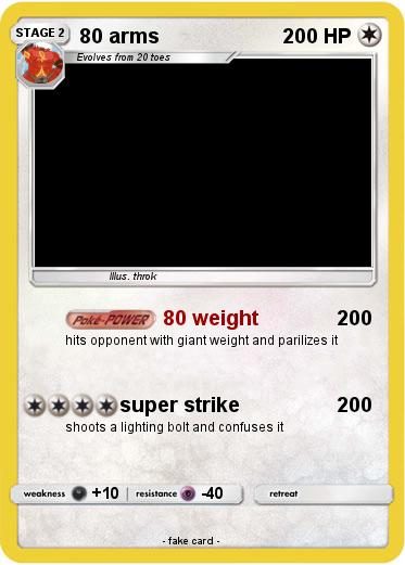 Pokemon 80 arms