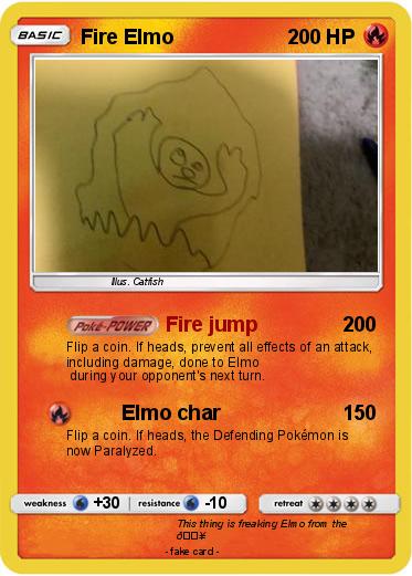 Pokemon Fire Elmo