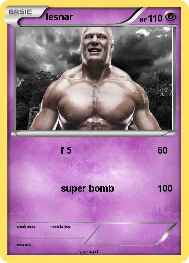 Pokemon lesnar