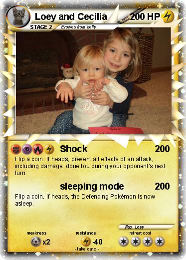 Pokemon Loey and Cecilia