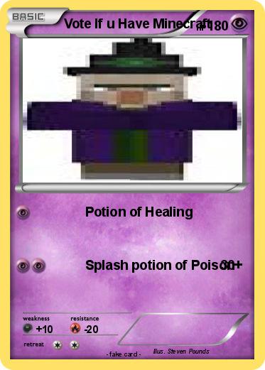 Pokemon Vote If u Have Minecraft