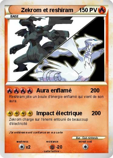 Pokemon Zekrom et reshiram