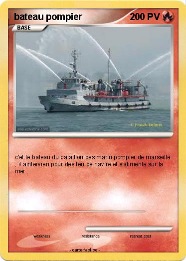 Pokemon bateau pompier