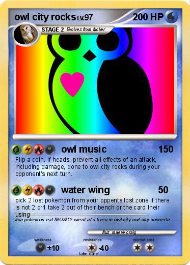 Pokemon owl city rocks