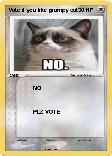 Pokemon Vote if you like grumpy cat