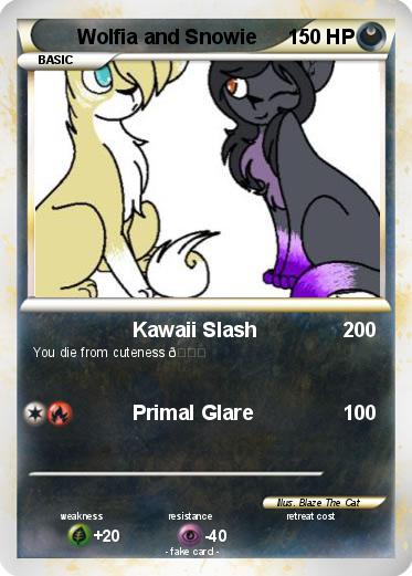 Pokemon Wolfia and Snowie