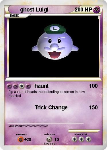 Pokemon ghost Luigi
