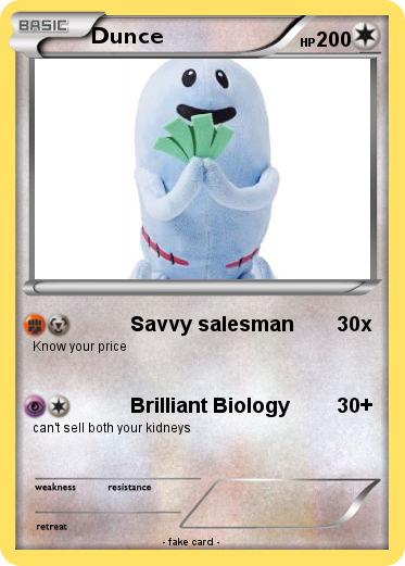 Pokemon Dunce