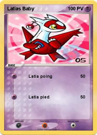 Pokemon Latias Baby
