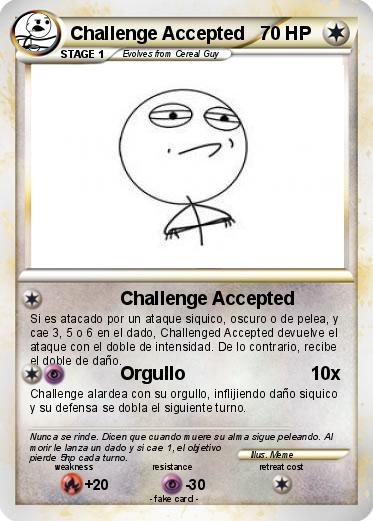 Pokemon Challenge Accepted