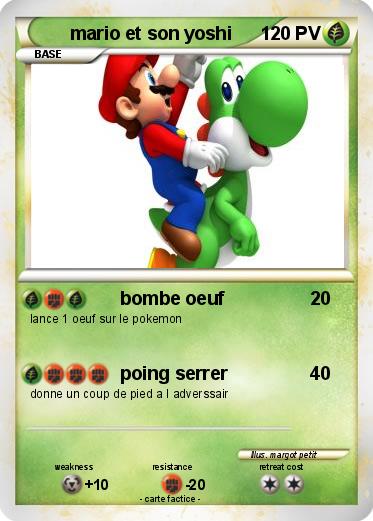 Pokemon mario et son yoshi