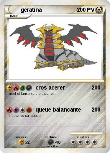Pokemon geratina