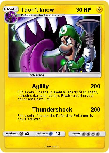 Pokemon I don't know