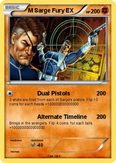 Pokemon M Sarge Fury EX