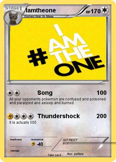 Pokemon Iamtheone