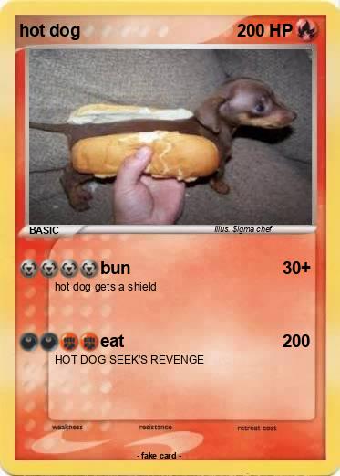 Pokemon hot dog