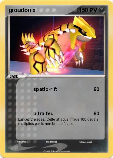 Pokemon groudon x