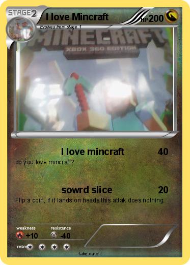 Pokemon I love Mincraft