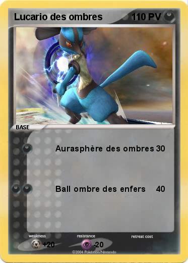 Pokemon Lucario des ombres