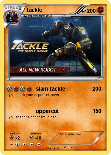 Pokemon tackle