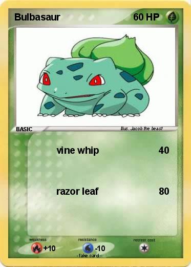 Pokemon Bulbasaur