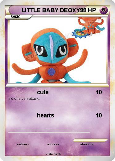 Pokemon LITTLE BABY DEOXYS