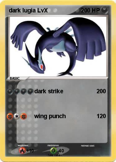 Pokemon dark lugia LvX