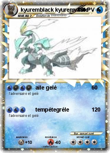 Pokemon kyuremblack kyuremwhite