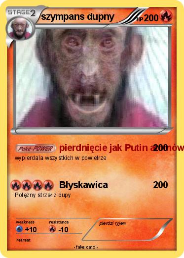 Pokemon szympans dupny