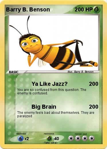 Pokemon Barry B. Benson