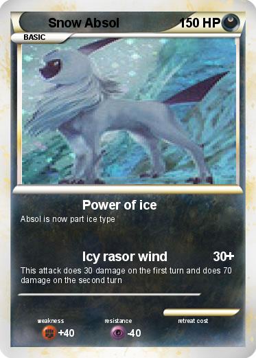 Pokemon Snow Absol