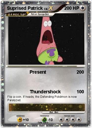 Pokemon Suprised Patrick