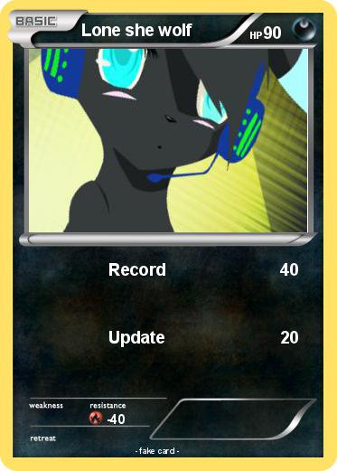 Pokemon Lone she wolf