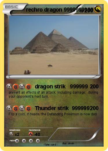 Pokemon rechro dragon 9999999999