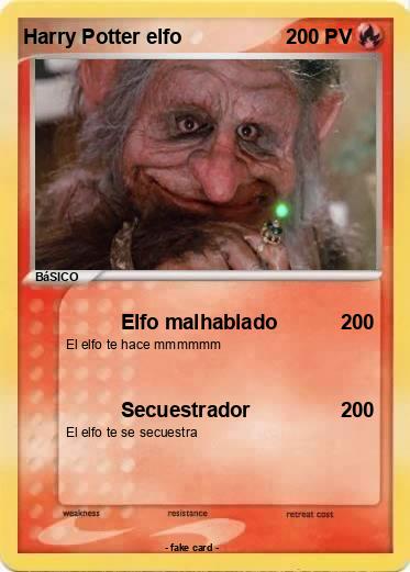 Pokemon Harry Potter elfo