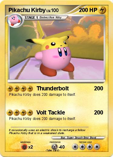 Pokemon Pikachu Kirby