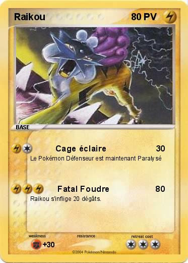 Pokemon Raikou