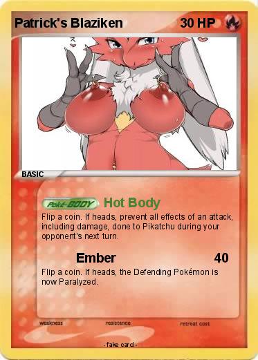 Pokemon Patrick's Blaziken