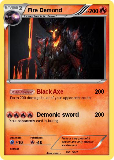 Pokemon Fire Demond