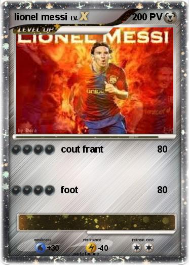 Pokemon lionel messi