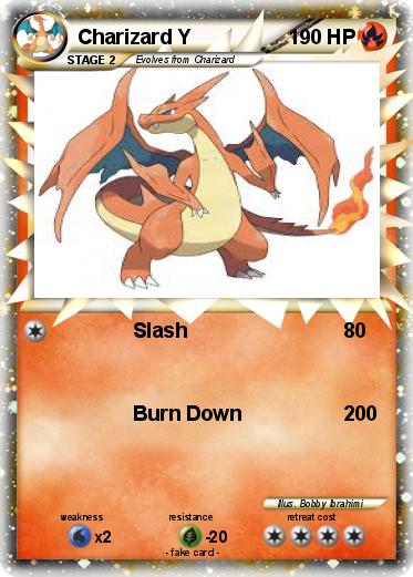 Pokemon Charizard Y