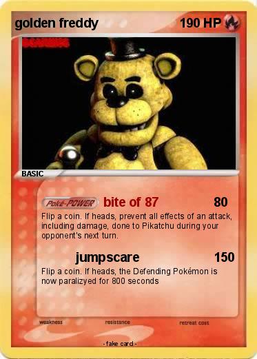 Pokemon golden freddy