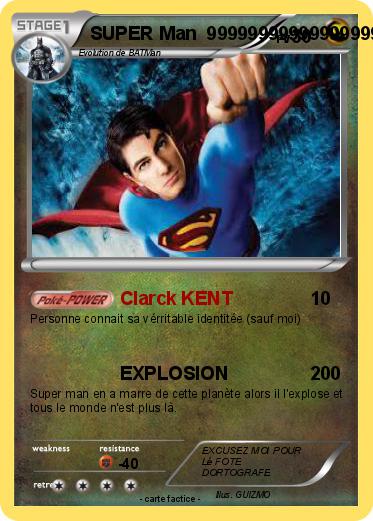 Pokemon SUPER Man  9999999999999999999999999