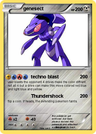 Pokemon genesect