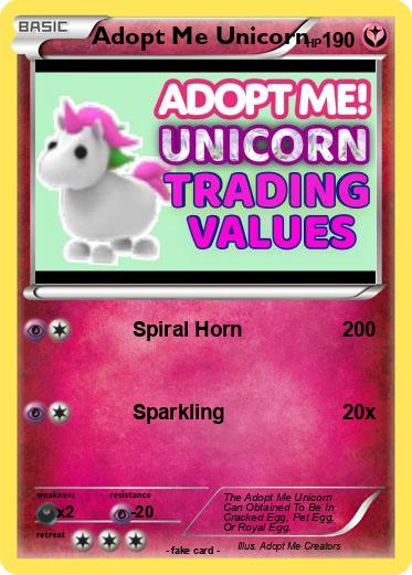 Pokemon Adopt Me Unicorn