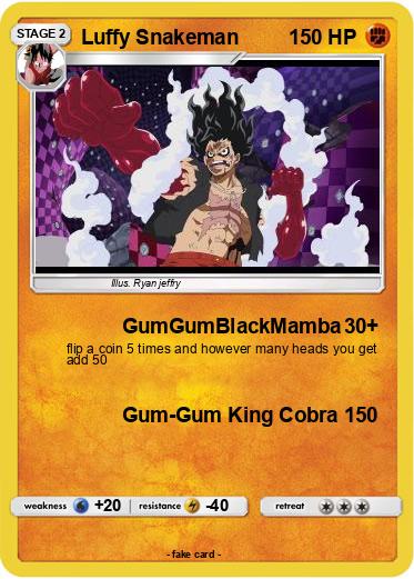 Pokemon Luffy Snakeman