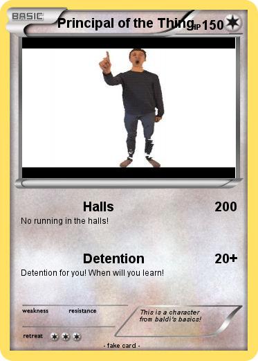 Pokemon Principal of the Thing