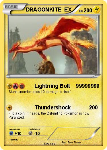 Pokemon DRAGONKITE  EX