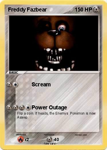 Pokemon Freddy Fazbear
