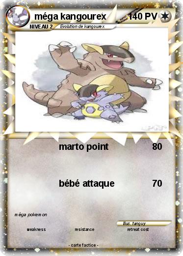 Pokemon méga kangourex